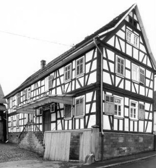 Fachwerkwohnhaus; Ortenberg, Schulstraße 16