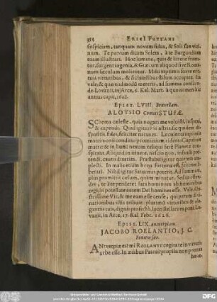 Epist. LIX. Antverpiam. Iacobo Roelantio, I. C. Penitus suo.
