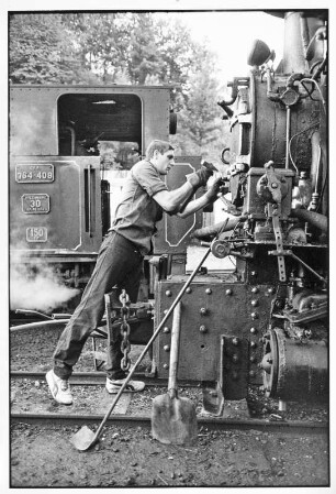 Viseu de Sus. Arbeiter an der Wassertalbahn