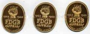 FDGB (Freier Deutscher Gewerkschaftsbund) Kreis Leipzig, 3 Jahre