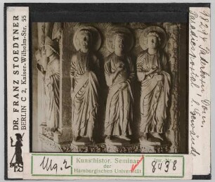 Paderborn, Dom: Westportal (Paradiesportal), linkes Gewände (Stoedtner-Nr. 98294)