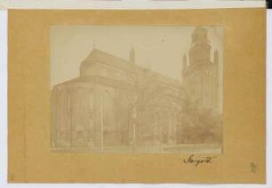 Marienkirche, Stargard: Ansicht (aus: Skizzen- und Fotoalbum 28)