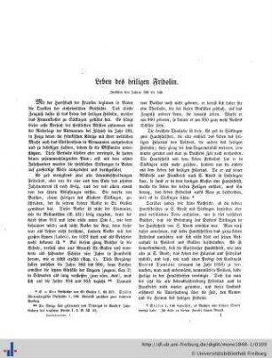 I. Leben der Heiligen.