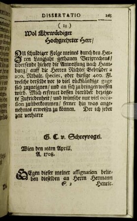 (13) Wol Ehrwürdiger Hochgeehrter Herr