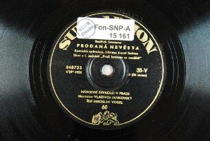 Prodaná nevěsta : komická zpěvora; sbor z 1. jednáni "Proč bychom se netěšili"; [Teil 1] / Bedřich Smetana. Libreto Karel Sabina