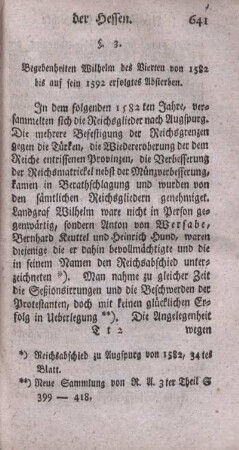 § 3. Begebenheiten Wilhelm des Vierten von 1582 bis auf sein 1592 erfolgtes Ableben.