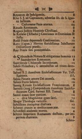 Catalogus Librorum Theologicorum Romanæ Ecclesiæ In Officina Wolffgangi Mauritii Endteriana