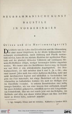 Neubrahmanische Kunst Baustile in Vorderindien