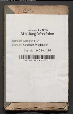 Gesetzlich allodifizierte Kronlehen des Distrikts Minden