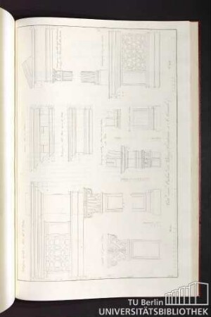 Parti degli ordini del Palazzo Contarini a S. Samuele