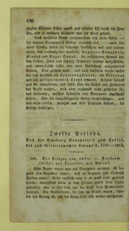 108. Der Feldzug von 1800. - Friedensschlüsse von Lüneville und Amiens