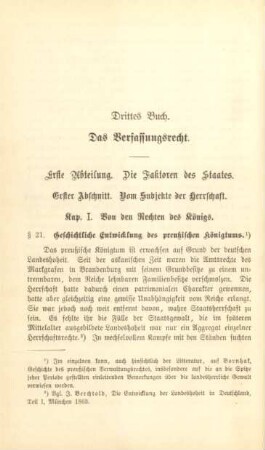 Drittes Buch. Das Verfassungsrecht