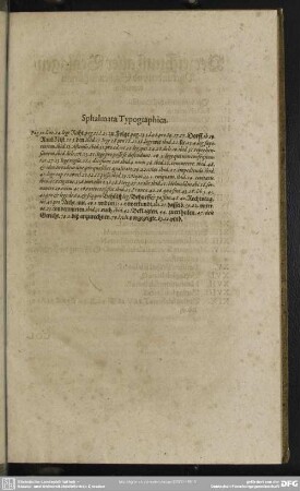 Sphalmata Typographica
