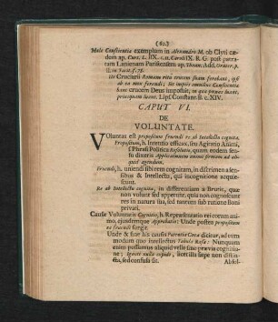 Caput VI. De Voluntate.