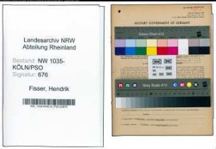 Entnazifizierung Hendrik Fisser , geb. 19.02.1887 (Bergwerkbesitzer)