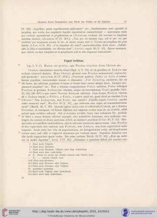 Caput tertium