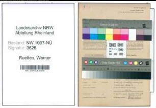 Entnazifizierung Werner Ruetten , geb. 29.03.1896 (Landwirt)
