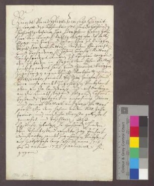 Johann Franz von Reinach, Komtur zu Beuggen, verleiht Johann Bucher, Ammann des Deutschen Ordens zu Lengnau, 2 Juchart Reben, genannt Keri-Reben, zu Baden für die Dauer von zwölf Jahren.