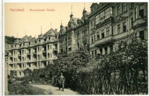 Karlsbad. Marienbader Straße (am Kaiserbad)