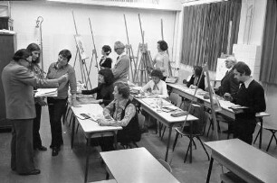 Malkurs der Volkshochschule Karlsruhe