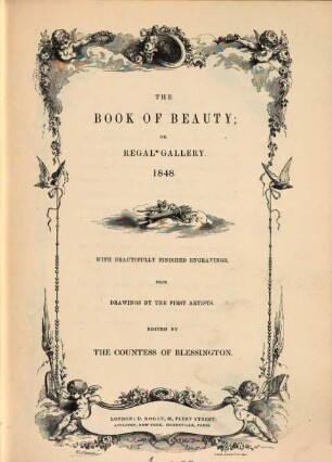 The book of beauty or regal gallery. 1848