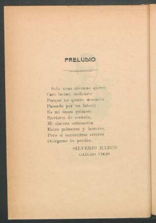 Preludio