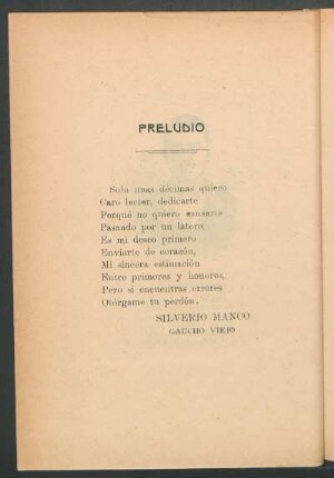 Preludio