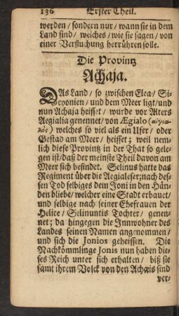Die Provintz Achaja