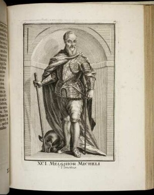 XCI. Melcheior Michael Venetus. - C. Franciscus Dvodus Venetus Divi Marci Procurator.