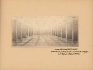 Konzerthaus »Palmengarten«, Frankfurt/Main: Foto von Inv.Nr. 35476: Perspektivische Ansicht Eingangshalle