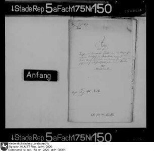 Beschwerde des Junkers Claus Hermann Baltzer von der Lieth über den Akziseeinnehmer Jacob Lindsay in Bederkesa wegen geforderter Akzise von dem von seinem Häuerling Joachim Heldriegel für den eigenen Haushalt gebrauten Bier