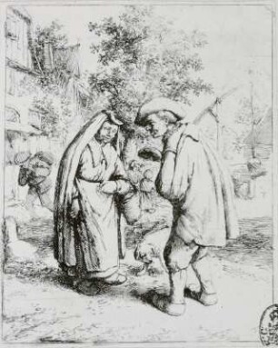 Mann und Frau im Gespräch