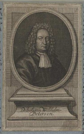 Bildnis des Johann Willhelm Petersen