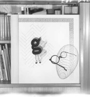 Mutter und Kind. Feder, Tusche, Pinsel, Deckfarben, Collage; 49,8 x 50 cm (1936; H. Rose)