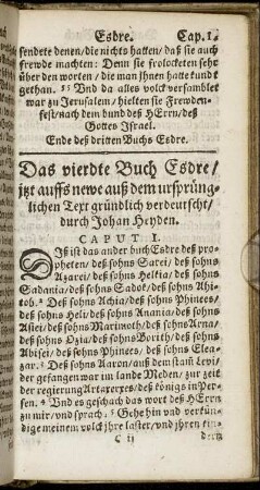 Das vierdte Buch Esdre [...]