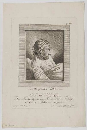 Bildnis der Anna Margaretha Uhlin