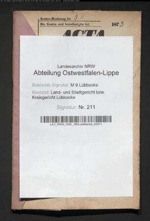 Erblasser: Aepker, Christoph Friedrich; Erblasser: Aepker, Louise Marie, geb. Wiegmann: