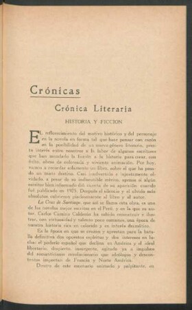Crónicas