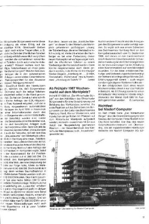 Richtfest bei Nixdorf Computer