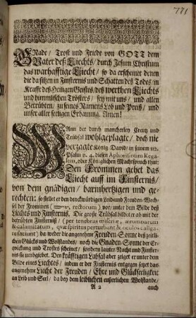 Eingang; Abhandlung.