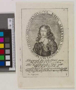 [Bildnis von Johann Albertus von Mandelslo]