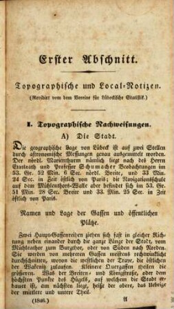 Lübeckisches Adressbuch. 1846
