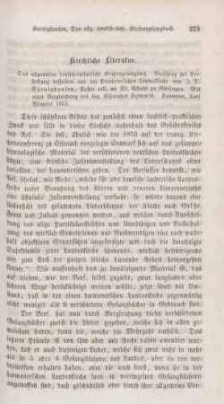 225-245 Kirchliche Literatur