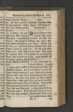Vom Creutz, allerley Anliegen, und Trost in demselbigen.
