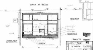 Stuttgart Stadtmitte: Querschnitt km 0,945.00, Rotebühlplatz Bahnsteig