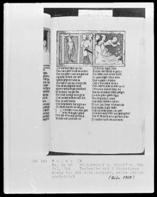 Rudolf von Ems, Weltchronik — ---, Folio 154rectoMiniatur