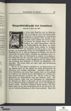 Angriffsschlacht bei Cambrai