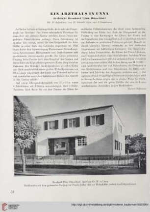 Ein Arzthaus in Unna : Architekt Bernhard Pfau, Düsseldorf