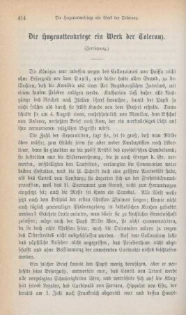 414-439 Die Hugenottenkriege ein Werk der Toleranz : Fortsetzung