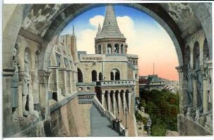 Budapest. Fischerbastei (1895-1902; Frigyes Schulek), Krönungsstiege